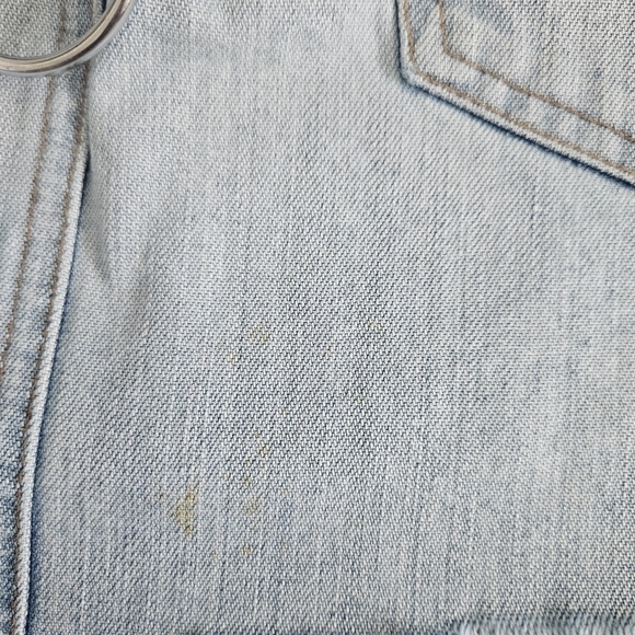 Hollister Y2k 90's Micro Mini Skirt Denim Blue (7) - Picture 10 of 13